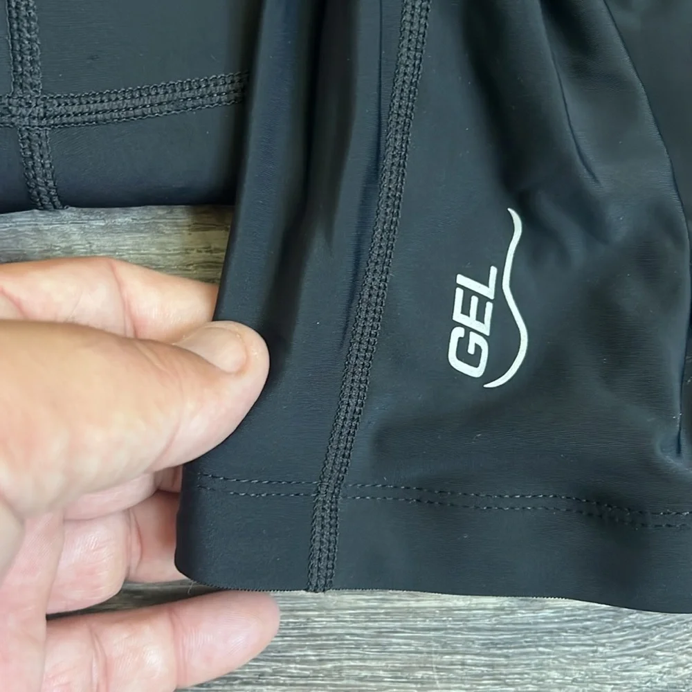 Garneau Gel Black Spandex Riding Cycling Shorts, size XL 🗝️